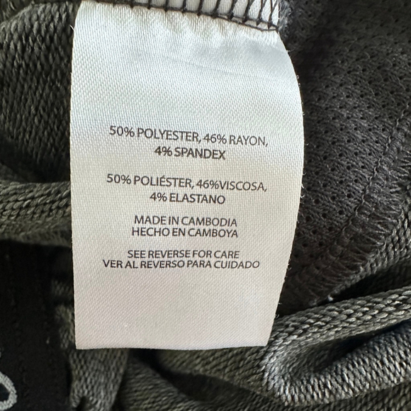 Men’s Eddie Bauer Charcoal Sweatpants Size M Drawstring Waist, Logo Embroidery - Picture 4 of 6